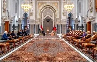 تصویری زیبا از کاخ پادشاه عمان با تزئینات ایرانی