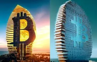 (تصاویر) ساخت برج بیت کوین در دبی!