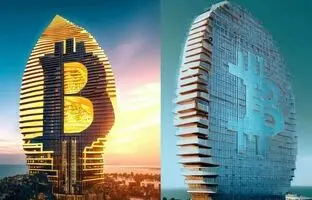 (تصاویر) ساخت برج بیت کوین در دبی!