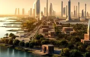 (تصاویر) شکل و شمایل شهر اهواز در ۲۰۰ سال آینده