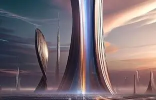 (تصاویر) آسمان خراش ها در سال 2323 میلادی