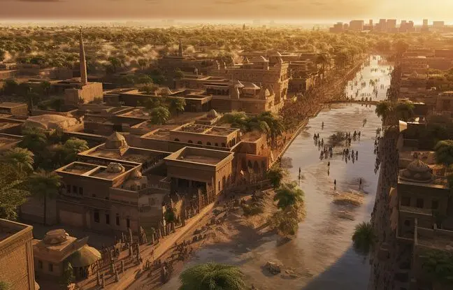(تصاویر) شهر اهواز و رودخانه کارون در 1000 سال پیش