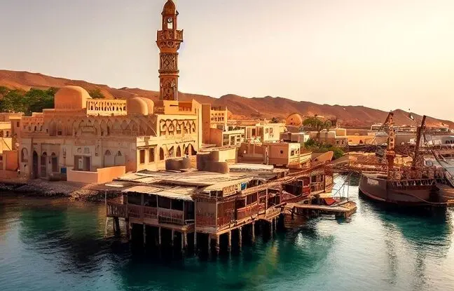 (تصاویر) بندر سیراف؛ تصویر سازی هوش مصنوعی از افسانه ای ترین بندر تاریخ ایران باستان