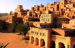 (تصاویر) وضعیت دیدنی شهر هگمتانه در زمان حکومت مادها از دید هوش مصنوعی