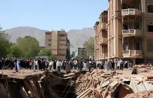 (تصاویر) تاثیر زلزله 7.8 ریشتری تهران بر شهر کرج از دید هوش مصنوعی