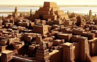 (تصاویر) تصویر سازی هوش مصنوعی از شهر کوفه در زمان حرکت امام حسین (ع) به سمت این شهر!