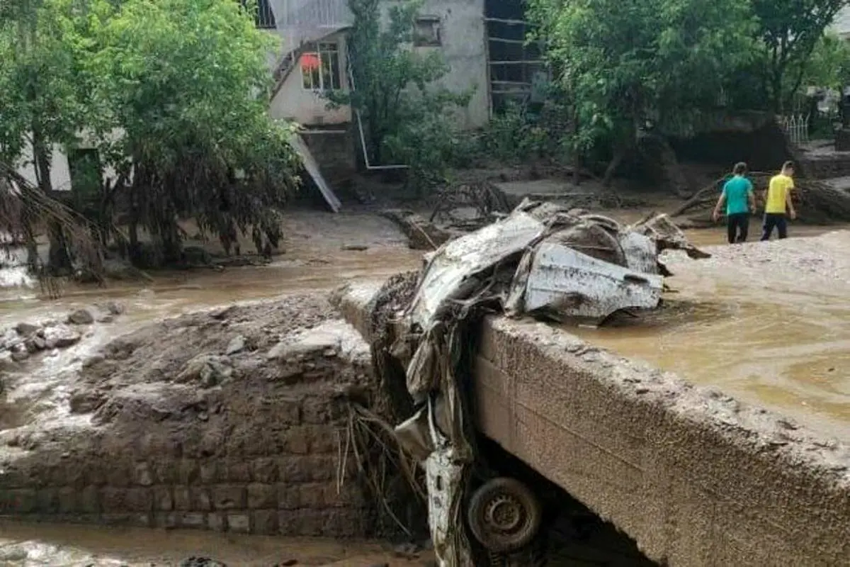 (ویدئو) سیل هولناک سد کرج که منجر به قطع آب تهران شد