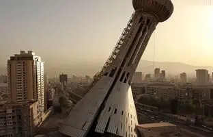 (تصاویر) تصویر سازی هوش مصنوعی از برج میلاد بعد از زلزله 7.9 ریشتری