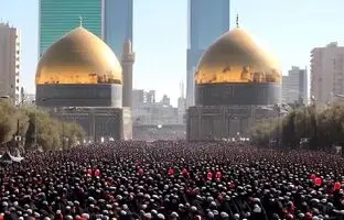 (تصاویر) پیش بینی هوش مصنوعی از راهپیمایی اربعین در سال 2523 میلادی
