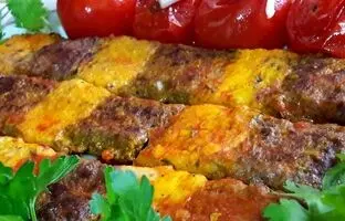 کباب دو رنگ تابه‌ای به این خوشمزگی خوردی؟!