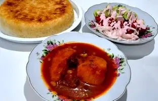 با کدو حلوایی و غوره خورشت مجلسی درست کنید + فوت و فن
