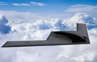 (ویدئو) انتشار نخستین ویدئو از پرواز بمب افکن جدید B-21 آمریکا به همراه دو جنگنده اف 22 رپتور