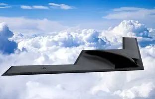 (ویدئو) انتشار نخستین ویدئو از پرواز بمب افکن جدید B-21 آمریکا به همراه دو جنگنده اف 22 رپتور