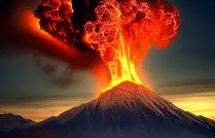 (تصاویر) پیش بینی هولناک هوش مصنوعی از فوران آتشفشان دماوند بعد از زلزله 7.1 ریشتری