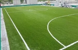 (ویدئو) خط کشی زمین فوتبال با یک ربات