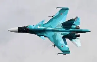 (ویدئو) لحظاتی رعب آور از رها شدن بمب از بمب افکن ما فوق صوت سوخو ۳۴