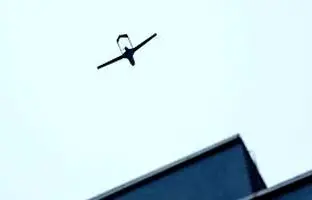 (ویدئو) اولین فیلم از لحظه سقوط پهپاد اوکراینی در حومه مسکو