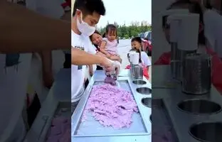 (ویدئو) بستنی یخی هندوانه ای به سبک چینی!