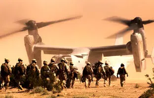 (تصویر) عقاب ماهیگیر ارتش آمریکا به زمین افتاد
