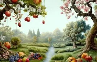 (تصاویر) تصویرسازی زیبای هوش مصنوعی از آیات سورۀ «الرحمن»