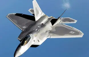 (ویدئو) تیک آف و حرکات تماشایی جنگنده F22 رپتور