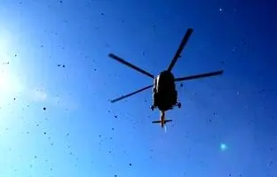 (ویدئو) گشت‌زنی بالگرد نظامی ایران در ساحل چپ رودخانه ارس در مرز باکو و ارمنستان