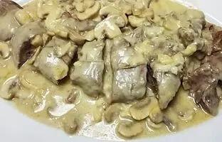 این خوراک زبان گوساله نظیر نداره! اونم با سس قارچ!