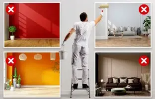 بدترین رنگ ها برای رنگ آمیزی دیوارها در اتاق های کوچک