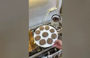(ویدئو) یک غذای ایرانی خوشمزه با گوشت چرخ کرده