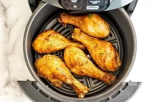 مرغ خوشمزه زعفرونی رو تو هواپز درست کن!