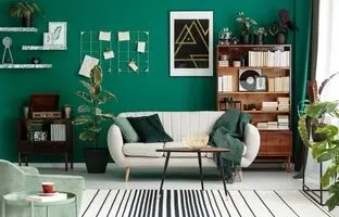 آرامش بخش ترین رنگ ها برای دیوار اتاق نشیمن