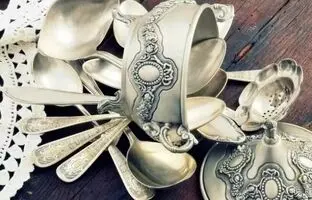 ترفندهای ساده برای پاک کردن و جلا دادن ظروف نقره