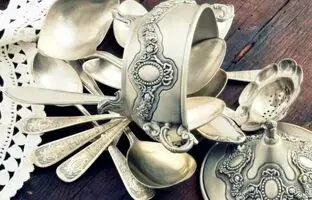 ترفندهای ساده برای پاک کردن و جلا دادن ظروف نقره