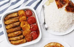 این خورش بدون گوشت نیم ساعته حاضره! خیلی هم لذیذه!