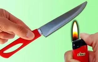 (ویدئو) چگونه چاقو را در یک دقیقه تیز کنیم؟
