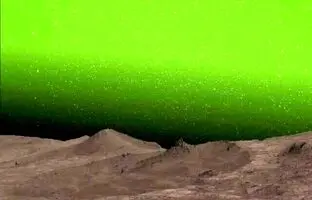 (ویدئو) صحنه ای حیرت انگیز از آسمان سبز مریخ