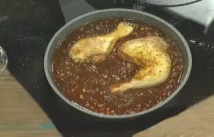 (ویدئو) روش پخت مرغ ناردونی