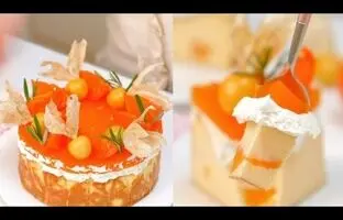 (ویدئو) این چیزکیک خرمالویی رو درست نکنی باختی، خیلی ساده و سریع آماده میشه