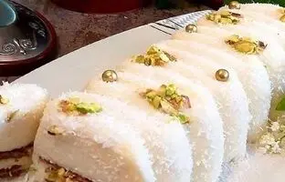 (ویدئو) ساده ترین روش تهیه دسر شیر و نارگیل بدون نیاز به فر