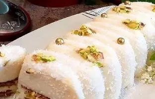 (ویدئو) ساده ترین روش تهیه دسر شیر و نارگیل بدون نیاز به فر