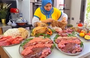 (ویدئو) پخت متفاوت کله پاچه، سیرابی، دل و جگر و مغز به سبک آشپز مشهور مراکشی