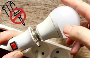 (ویدئو) یک روش ساده و سریع برای تعمیر لامپ LED بدون لحیم کاری