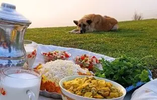 (ویدئو) پخت یک غذای محلی و خوشمزه با باقالی و برنج توسط بانوی روستایی گیلانی