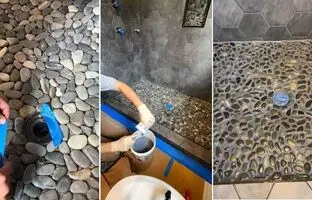 (ویدئو) ایده ای جالب برای کف حمام!