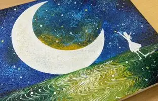 (ویدئو) آموزش نقاشی: این تابلوی نقاشی آرام بخش رو خیلی ساده خودت بکش