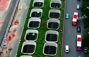 (ویدئو) معماری حیرت‌انگیز یک تونل در چین
