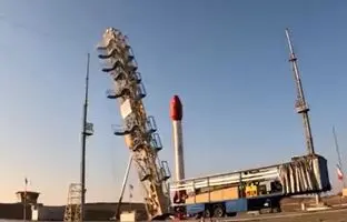 (ویدئو) لحظه به فضا رفتن کپسول زیستی ایرانی با پرتابگر سلمان