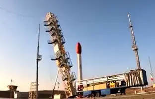 (ویدئو) لحظه به فضا رفتن کپسول زیستی ایرانی با پرتابگر سلمان