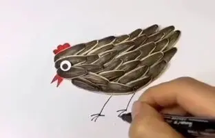 (ویدئو) سرگرمی یلدایی: ساخت کاردستی آسان با استفاده از پوست تخمه