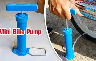 (ویدئو) با لوله PVC پلاستیکی مثل آب خوردن این تلنبه دستی را در خانه بسازید